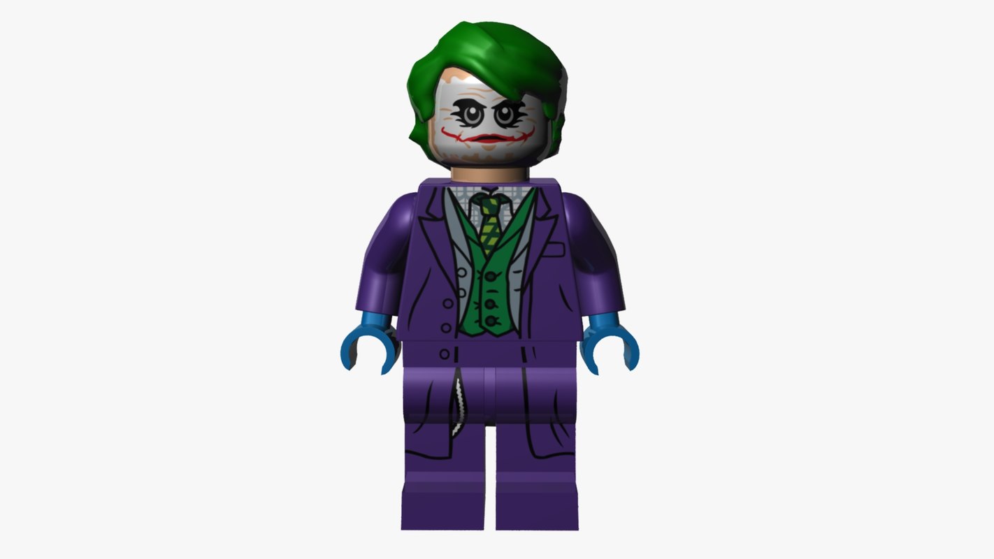 every lego joker minifigure