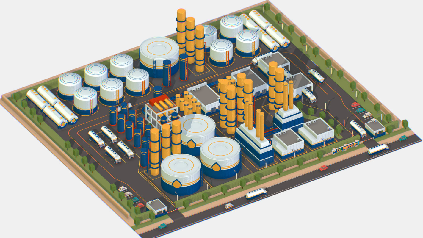 isometric 3d model