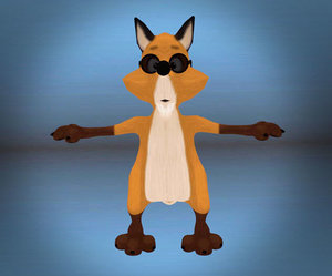 fox 3D model
