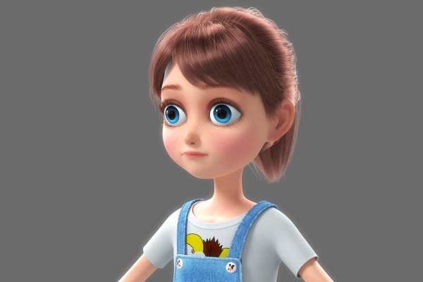 Cartoon family rigged 3D model - TurboSquid 1319209