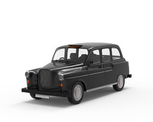 london cab 3d model