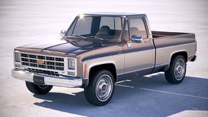 3D chevrolet 1979 c-10