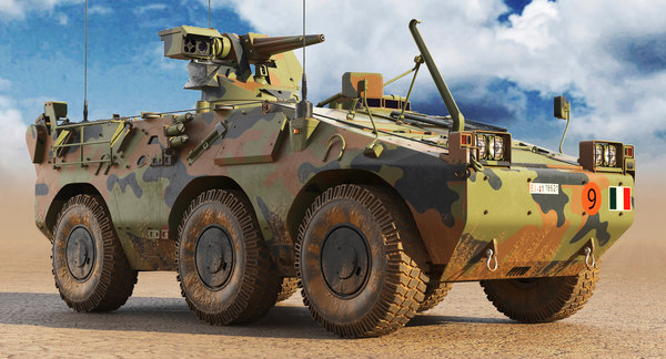 Puma 6x6 armored fighting vehicle 3D 