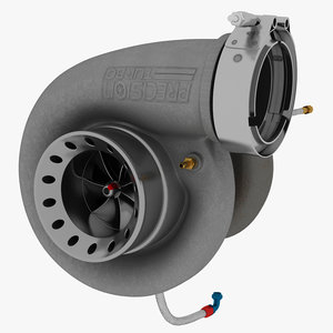 6877 turbocharger compressor 3D