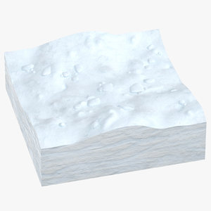 snow cross section 04 3D model