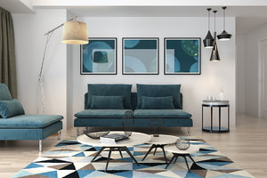 3D living room vrayforc4d 3