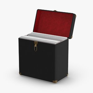 record carrying case - 3D model