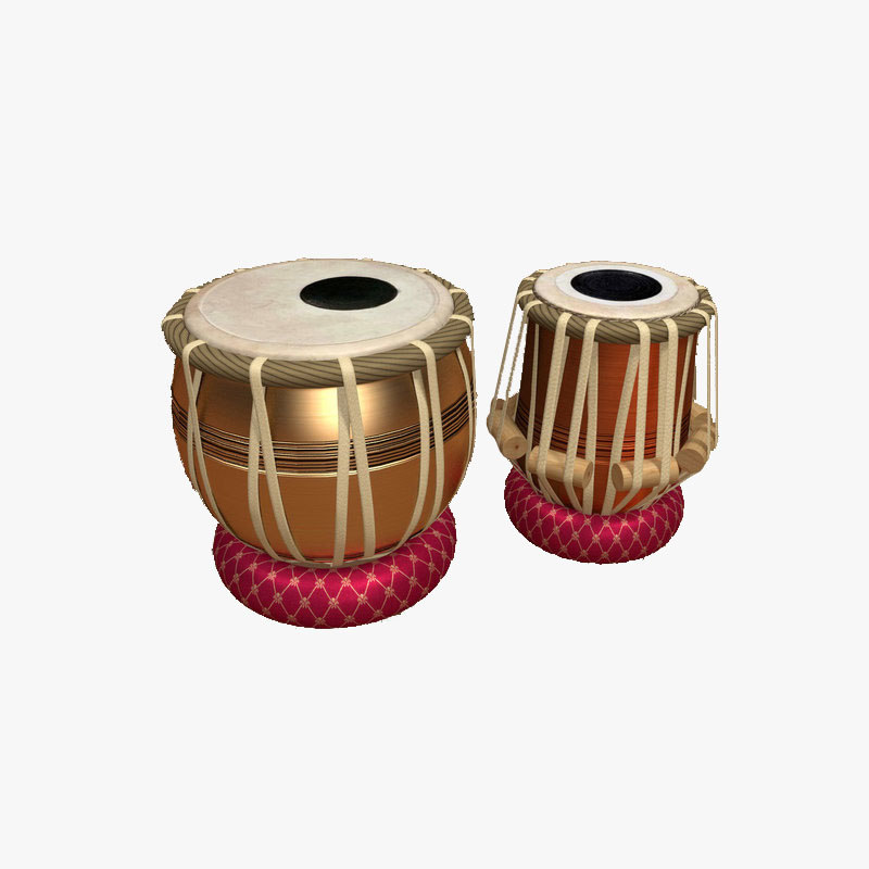 Tabla indian traditional 3D model TurboSquid 1163680
