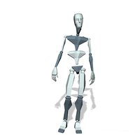 Stand cheerful talking loop