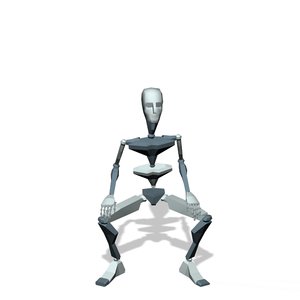 Stand idle to crouch