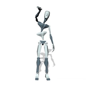 Stand and point ahead