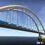 3d suspended bridge model