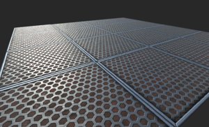 Metal Panel Hexagon