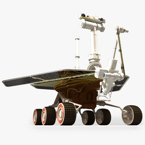mars rover 3d model