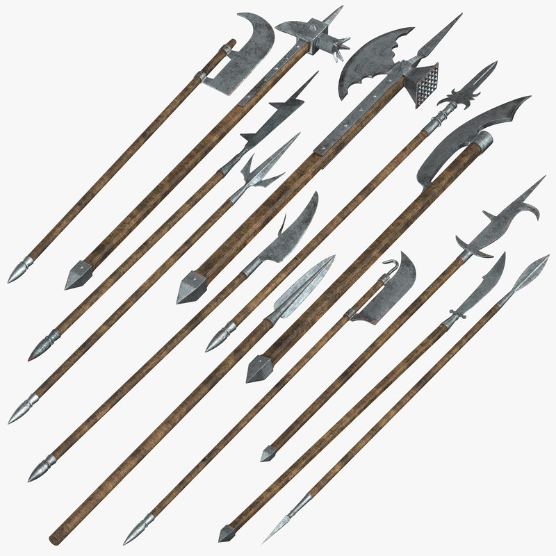 Spears bardiche corseques model - TurboSquid 1333818