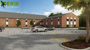 The Best Church Exterior Designs Ideas by Yantram 3d exterior rendering Milan, Italy