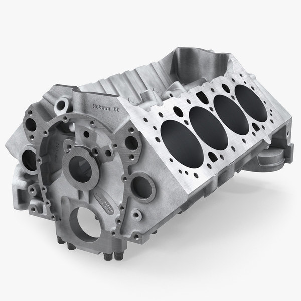 3D engine block - TurboSquid 1327431.