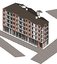 revit project apartment building 3D model