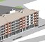 revit project apartment building 3D model