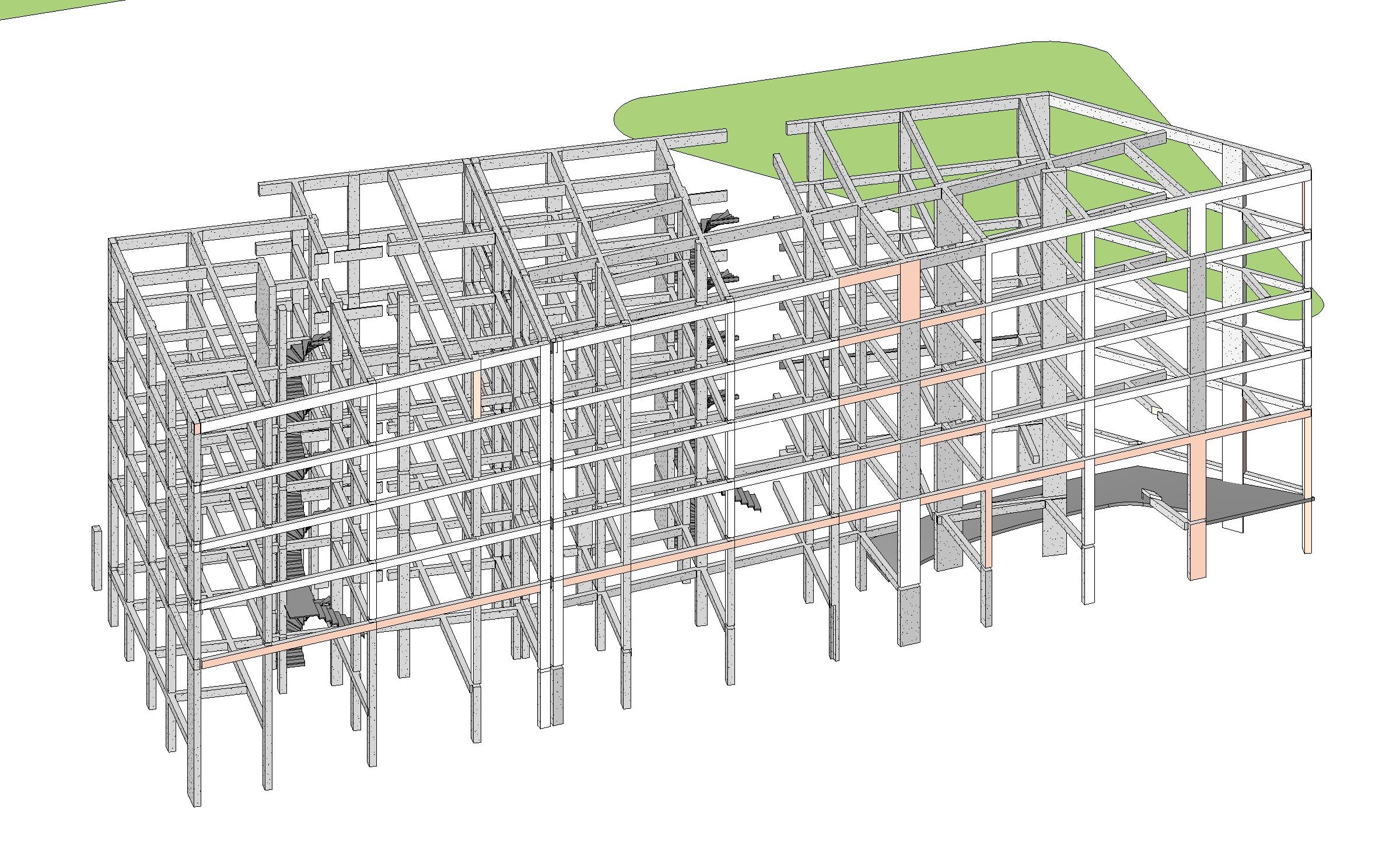 Revit project apartment building 3D model - TurboSquid 1338159