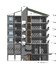 revit project apartment building 3D model