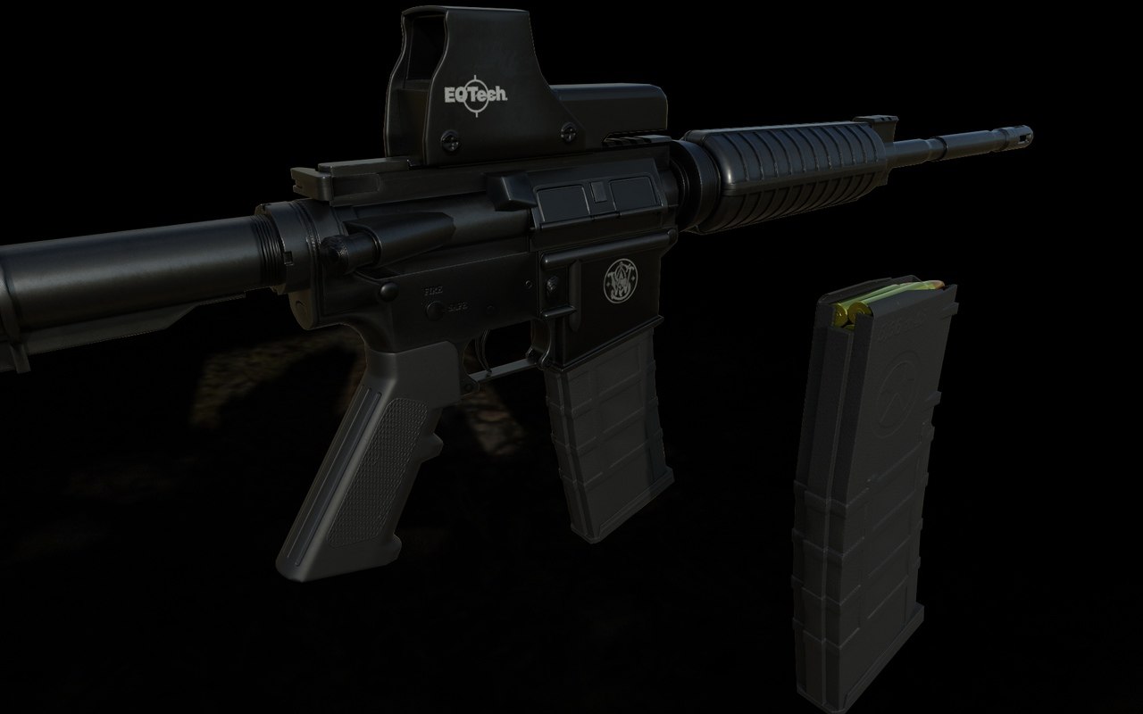 M4a4 3d model free фото 29