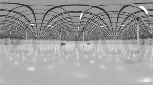 HDRI - Warehouse Interior 10
