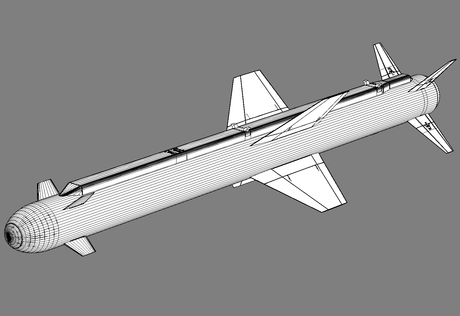 kh-38me导弹系列3d模型