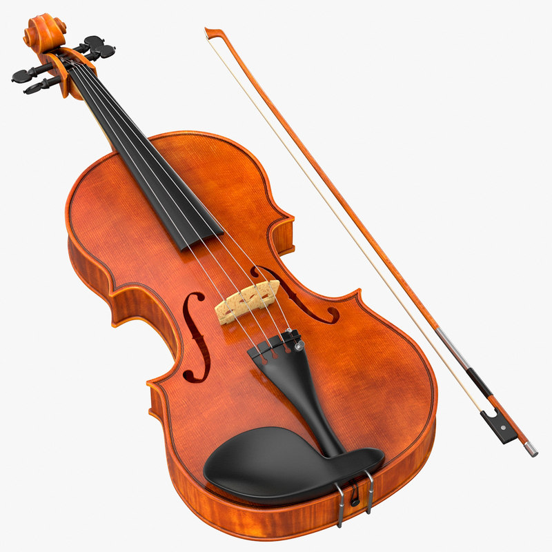 3d model violin instrument