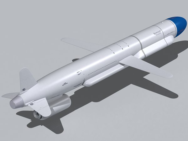 kh-555 missile 3d max