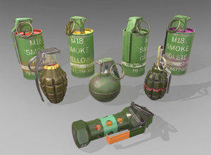 grenade f1 m67 3D model