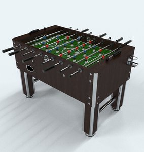 foosball table 3D model