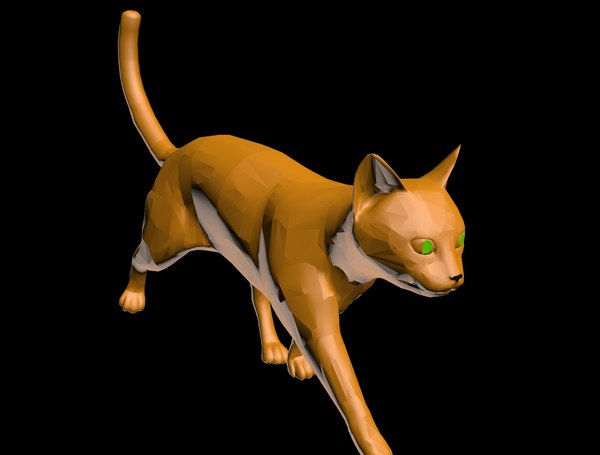 cat 3D model