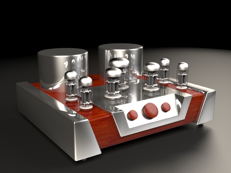modelo 3d Amplificador de tubo de vacío 02 - TurboSquid 1335861