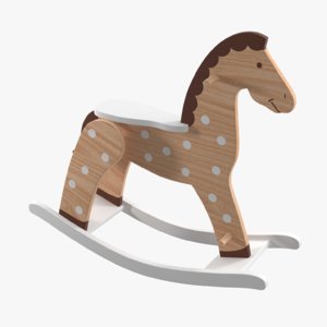 3D rocking horse model