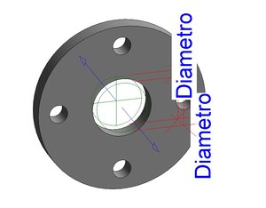 flat flange parametric model