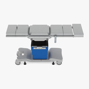 3D operating table medical model