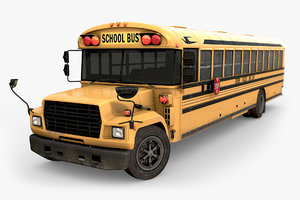 school bus 3D