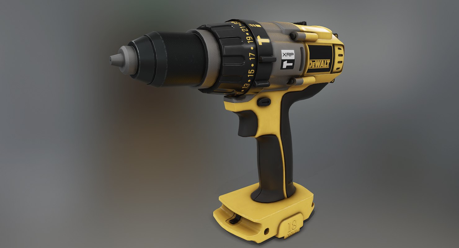 Dewalt drill dcd 950 3D model TurboSquid 1336232