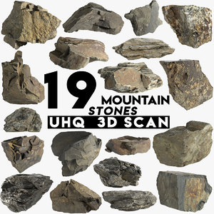 3D 19 mountain scan