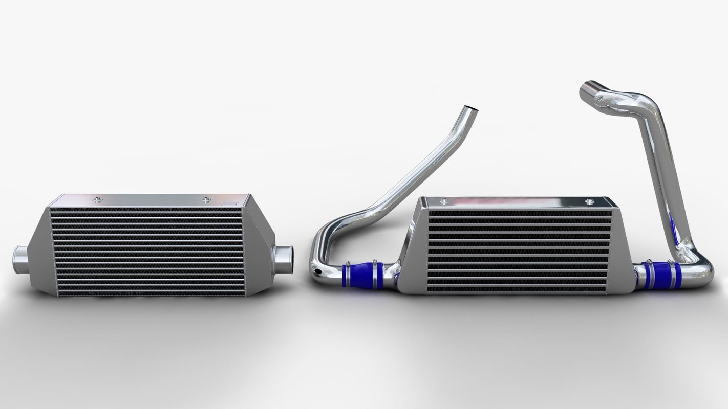 3D intercoolers 5 row TurboSquid 1336526