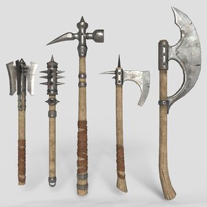 medieval weapons 3D model