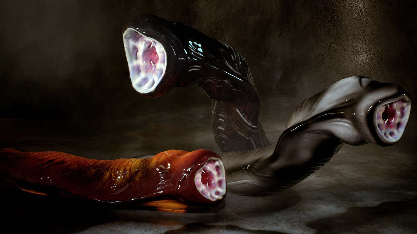 3D model giant leeches TurboSquid 1337052