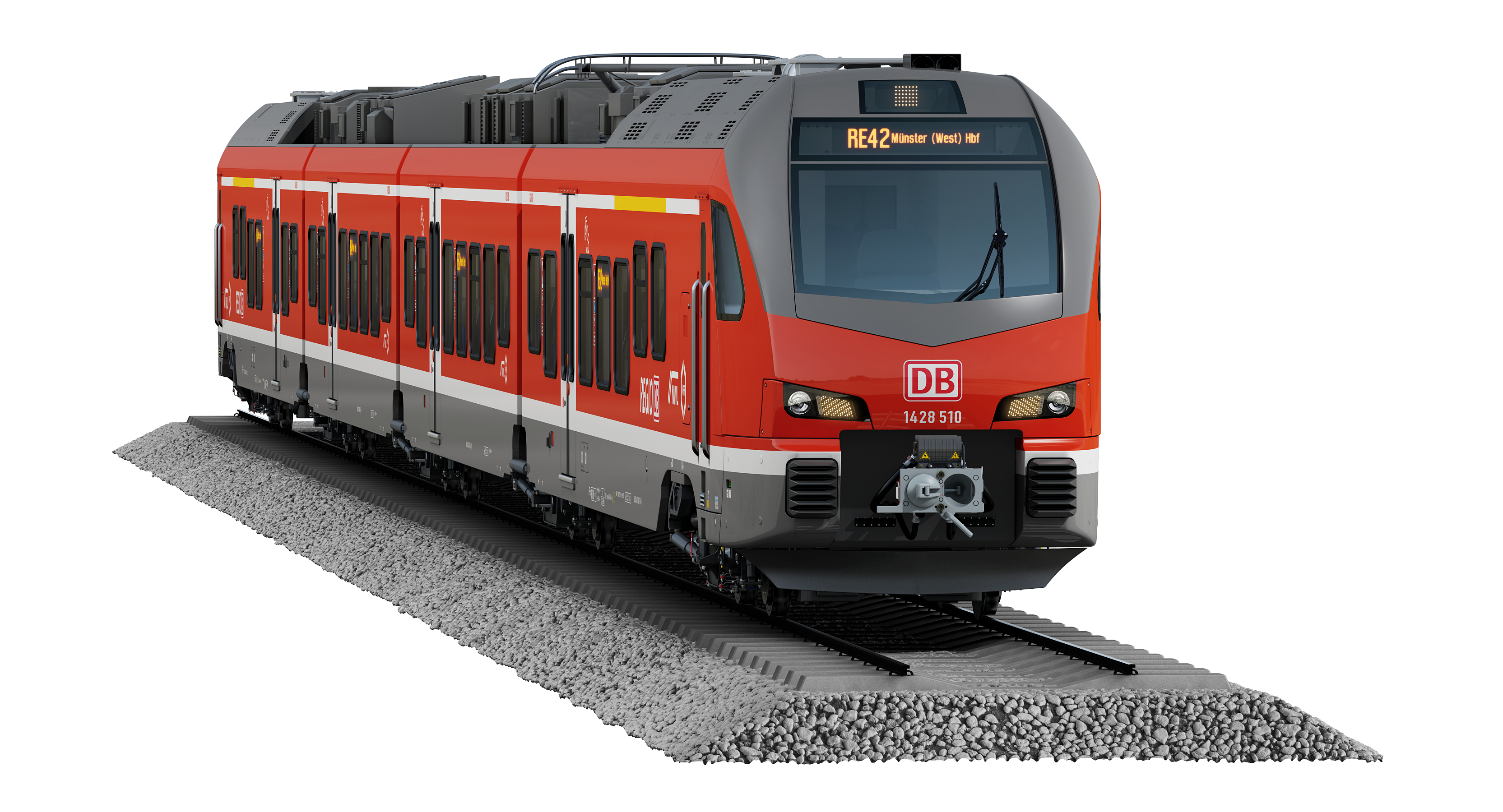 3d stadler flirt 3 db regio nrw 3d model