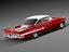 3d 3ds chevrolet impala 1960 coupe