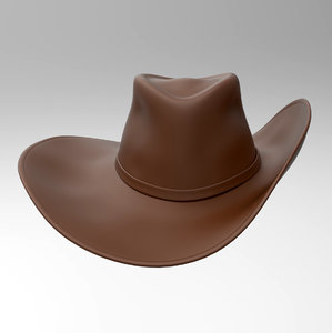 cowboy hat 3D model