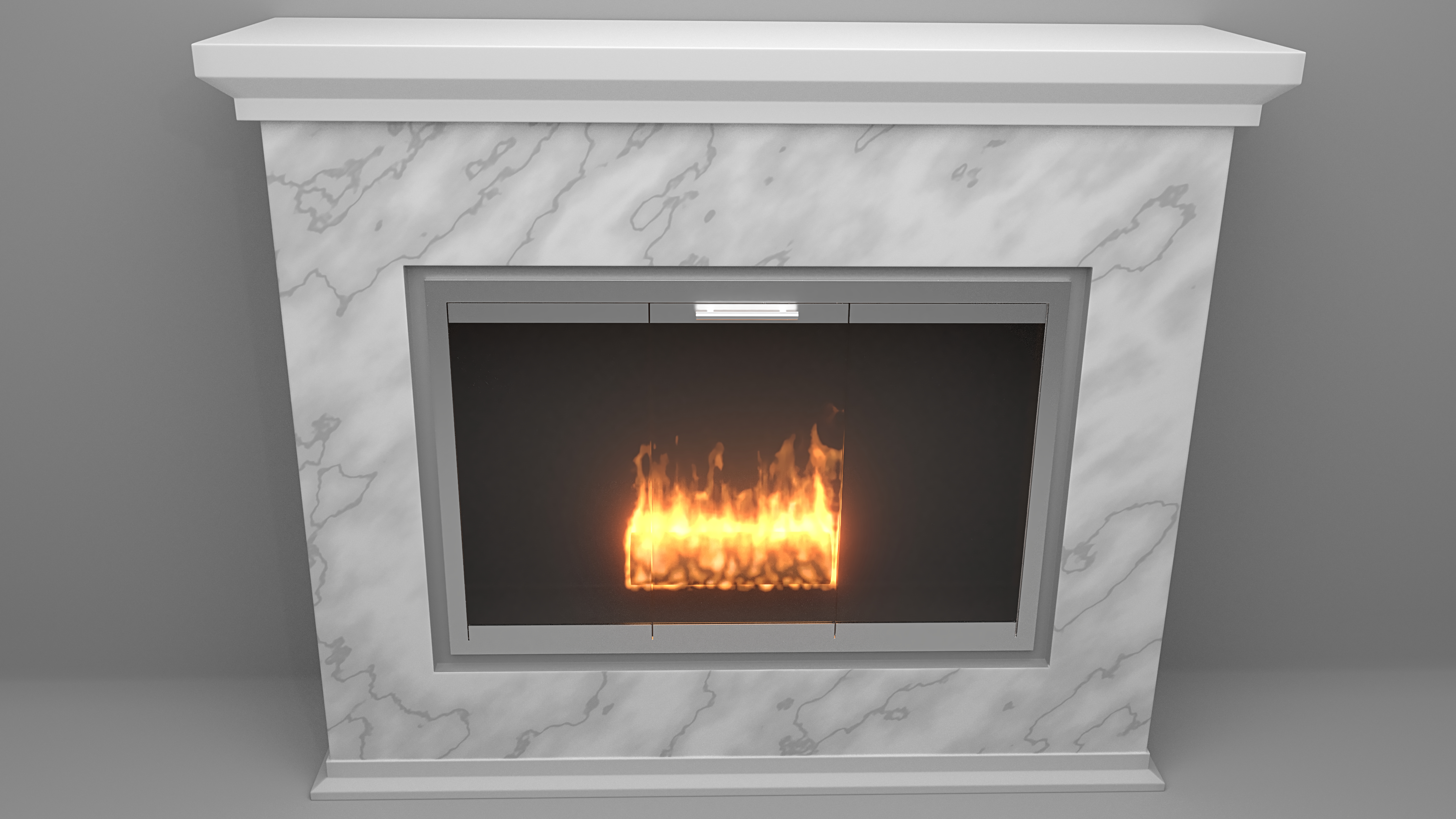 Modern Marble Fireplace Model Turbosquid 1336718