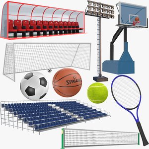 sports modeled ball 3D model