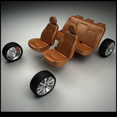 car seat and wheels