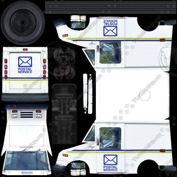 3ds grumman llv cargo van